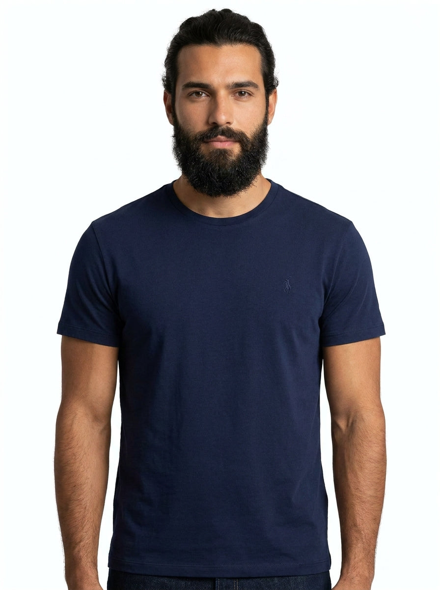Camiseta RL Monochrome Icon - Azul Marinho