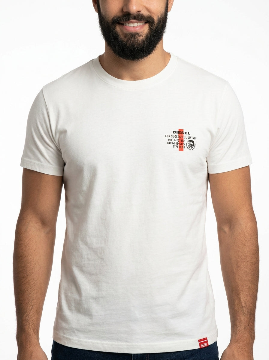 Camiseta DSL Factory Label - Off White