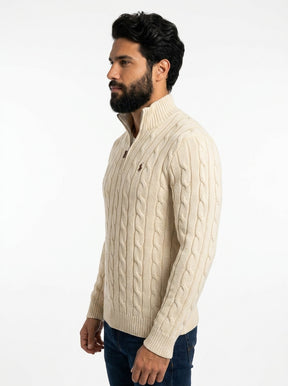 Suéter RL Hampton Signature - Bege