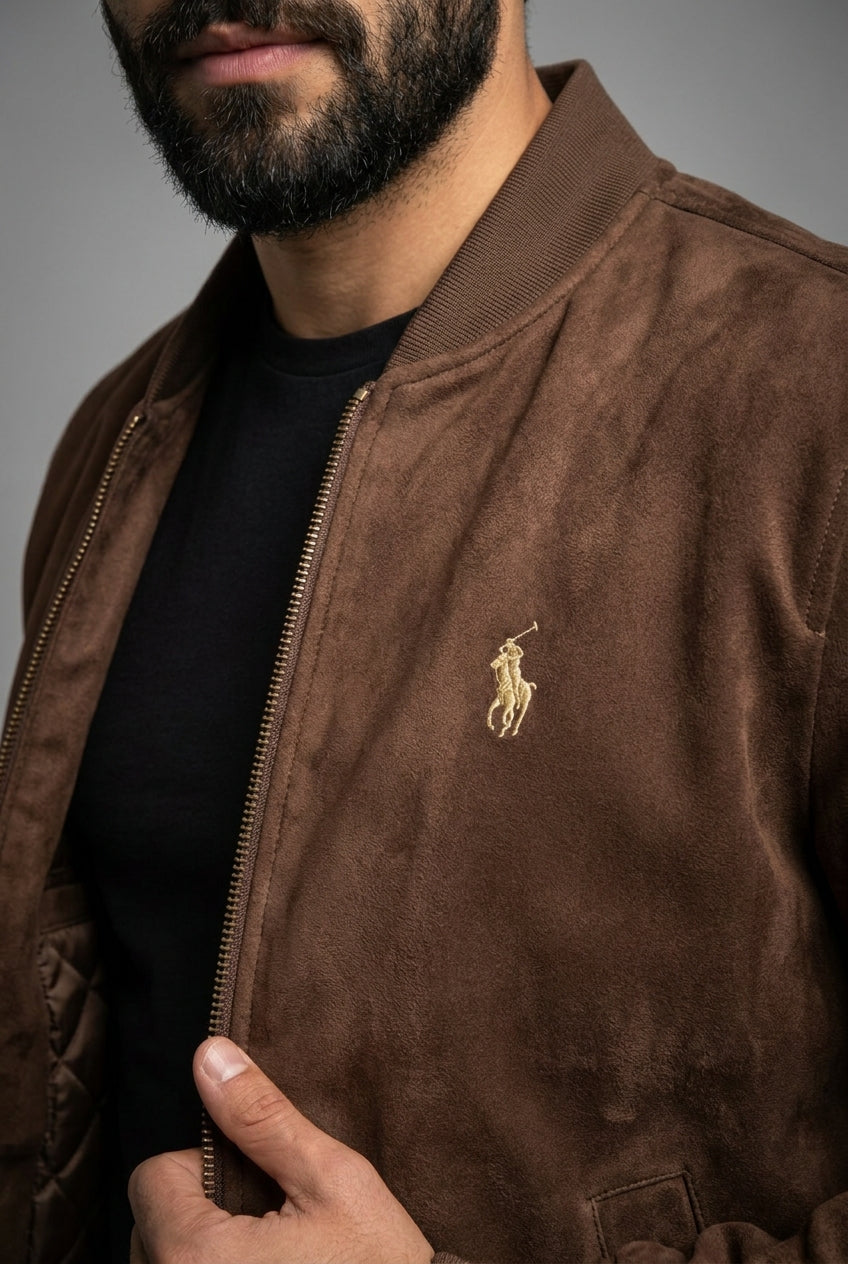 Jaqueta RL Suede Orion - Marrom