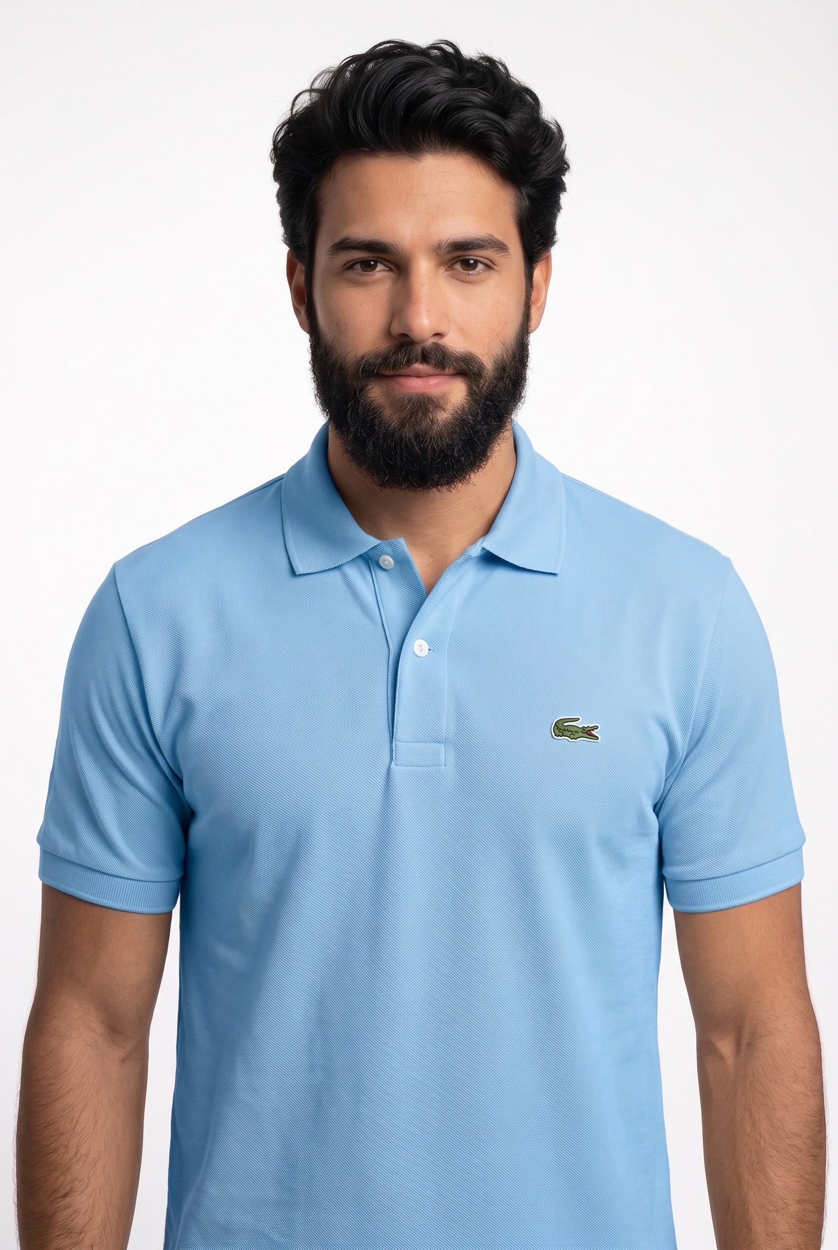 Camisa Gola Polo LCT – Azul Bebê