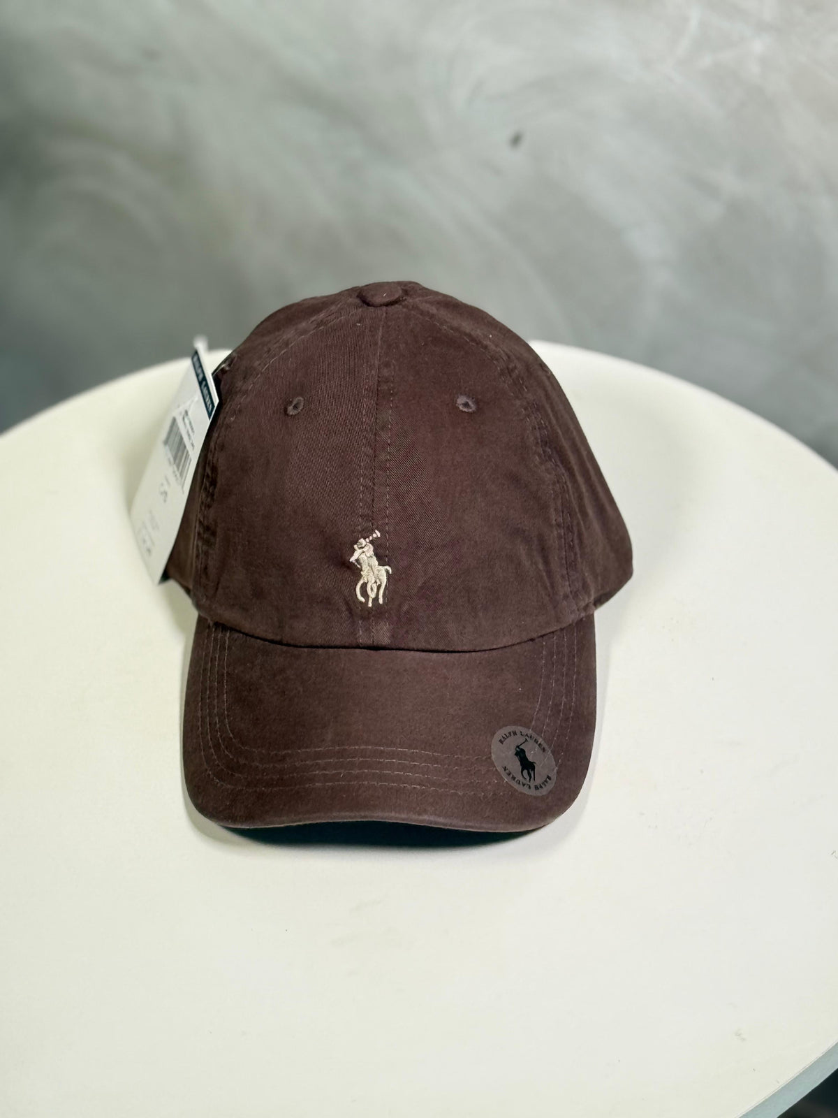 Boné Polo RL Classic - Marrom Small Pony Bege