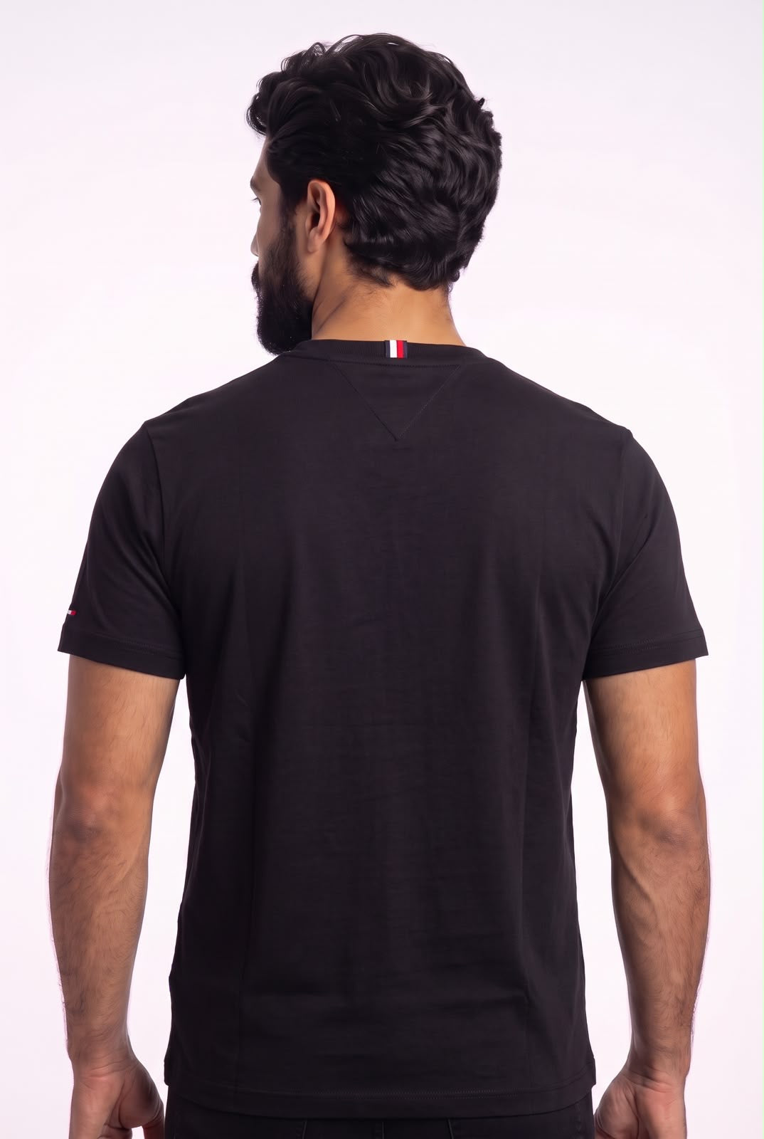 Camiseta TH Nantucket Flag Patch - Preta