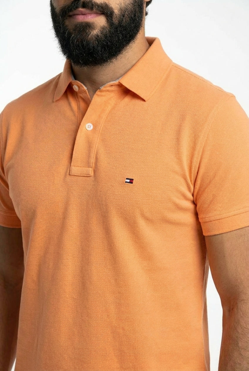 Camisa Gola Polo TH Masculina Coupe Sur Ivy - Laranja