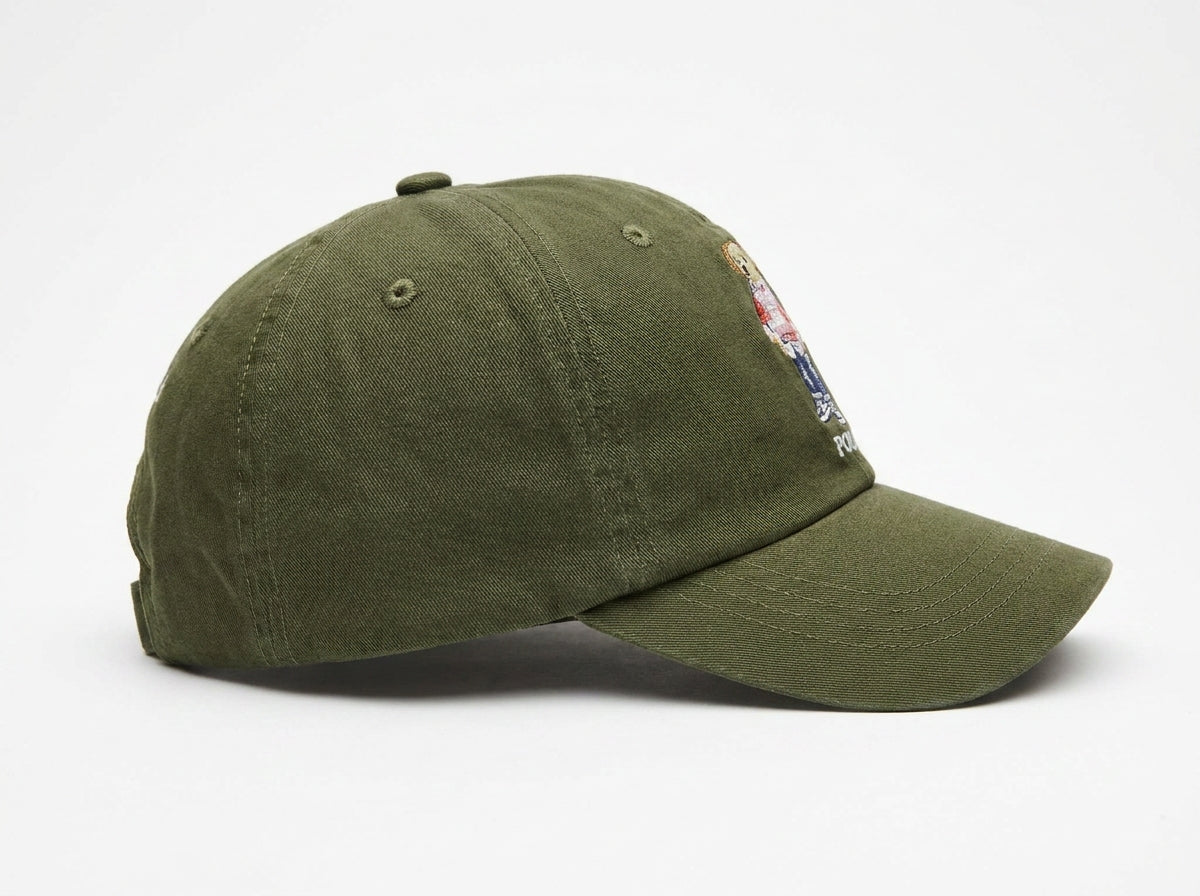 Boné Polo RL Malibu Bear - Verde Musgo