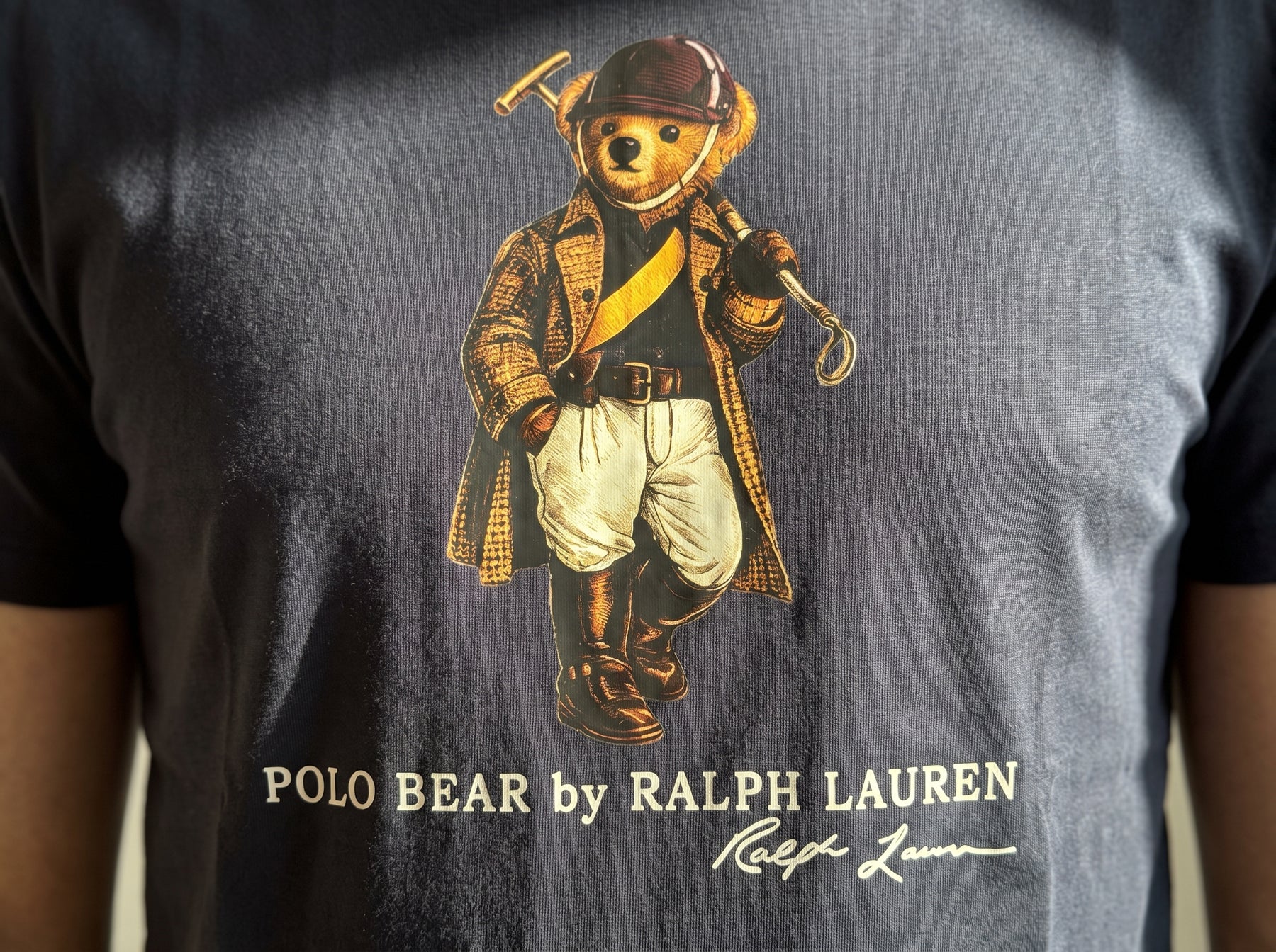 Camiseta RL Iconic Bear Polo Club - Azul Marinho