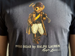 Camiseta RL Iconic Bear Polo Club - Azul Marinho