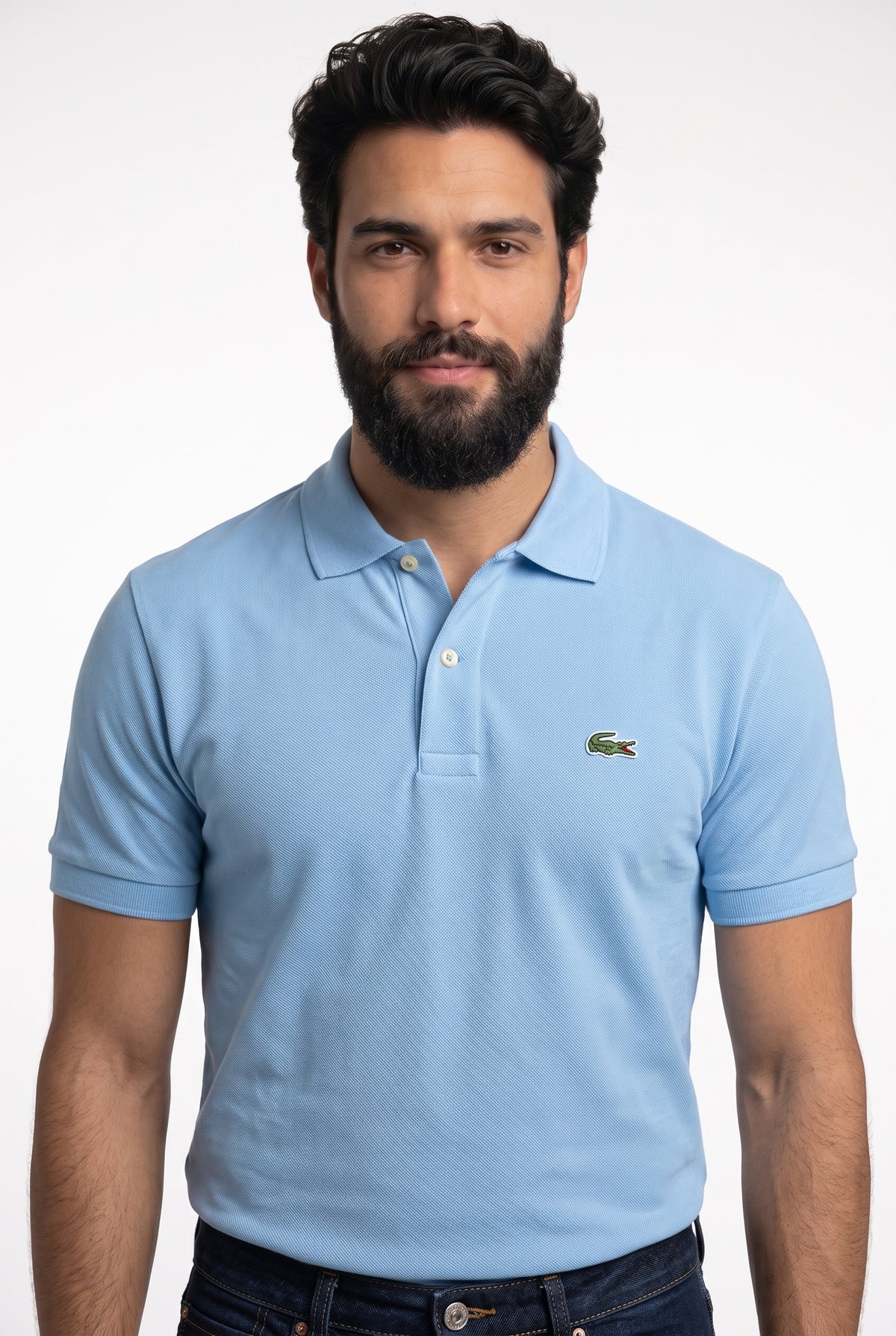 Camisa Gola Polo LCT – Azul Bebê
