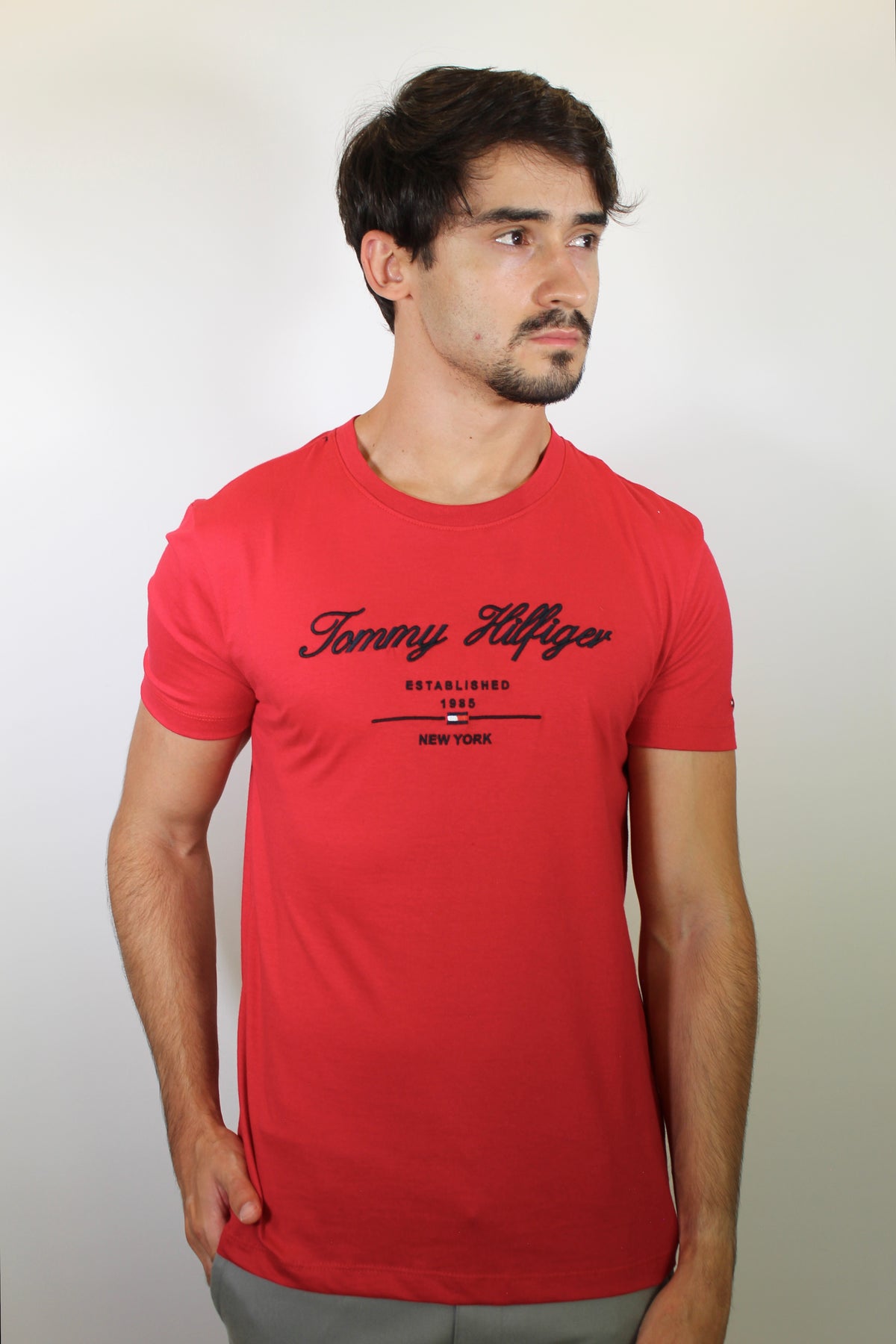 Camiseta TH Tommy Established 1985 NY - Vermelha