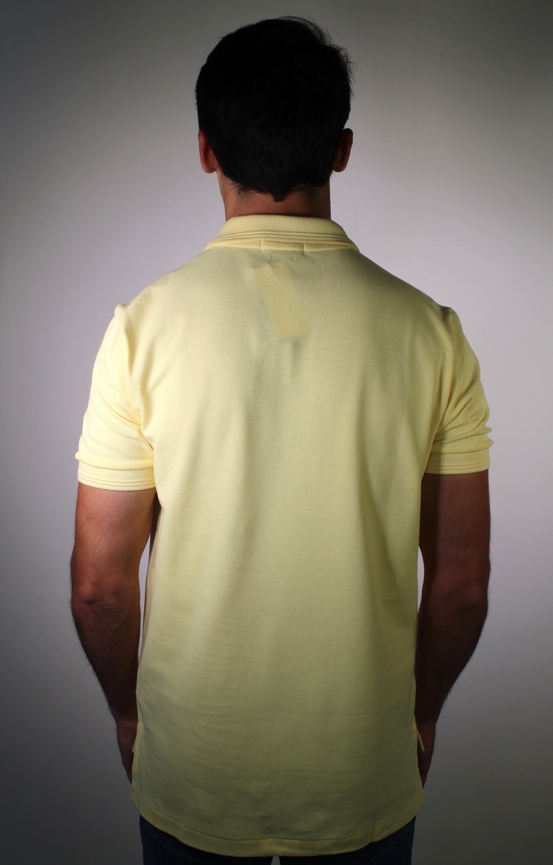 Camisa Gola Polo RL - Amarela Small Pony Azul