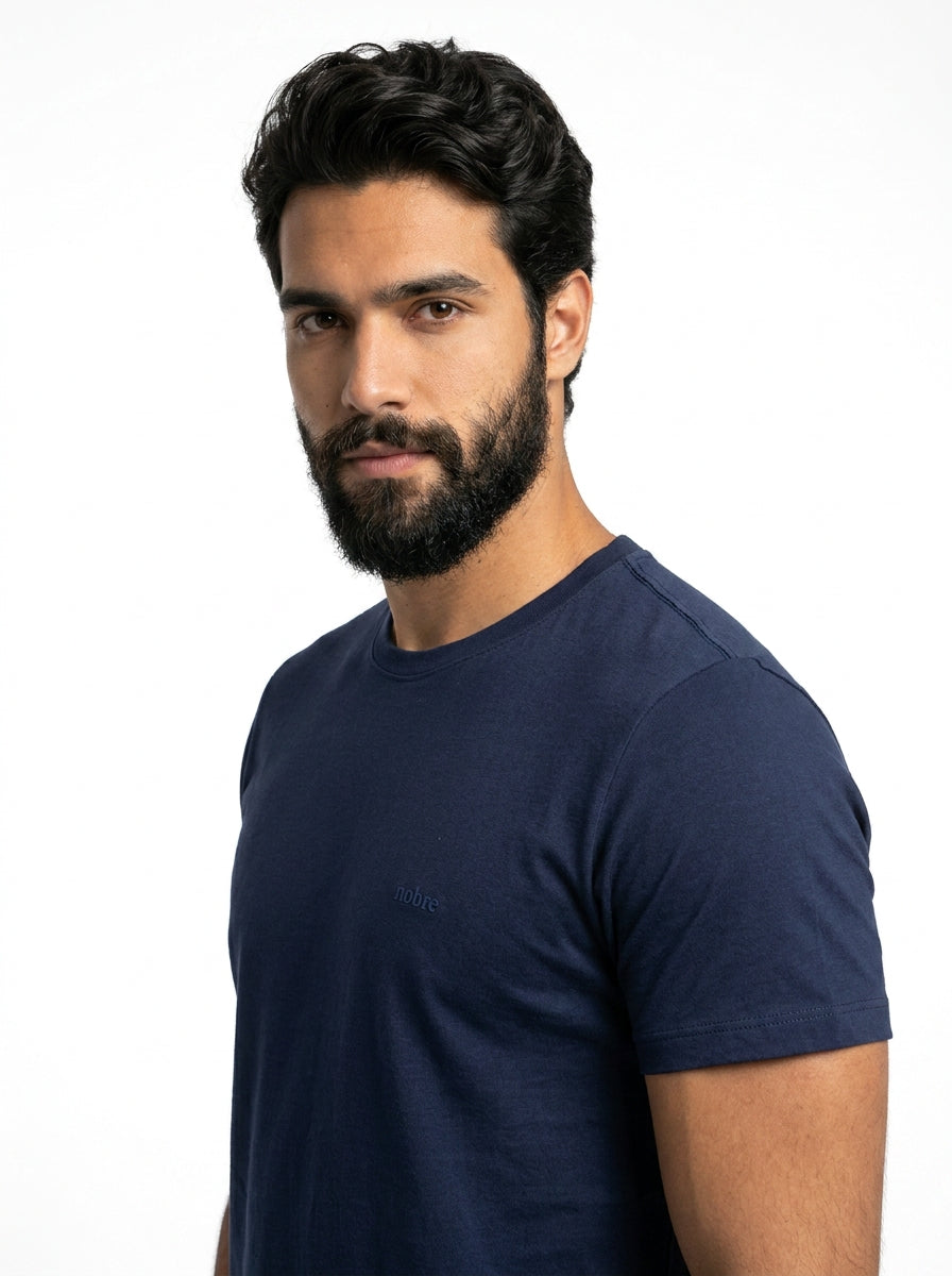Camiseta Masculina Nobre Men - Azul Marinho