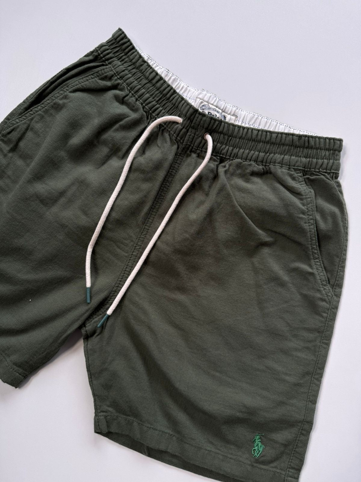 Short Linho RL Summer Fit - Verde Musgo