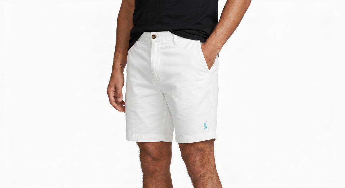 Bermuda Masculina Sarja RL - Branca