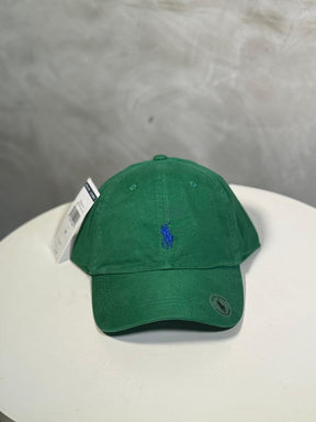 Boné Polo RL Classic - Verde Bandeira Small Pony Azul