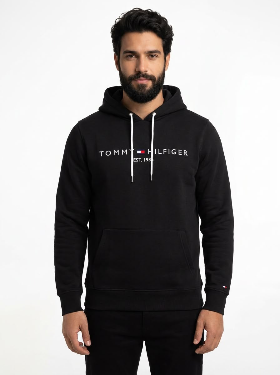 Moletom TH Est. 1986 Hoodie - Preto