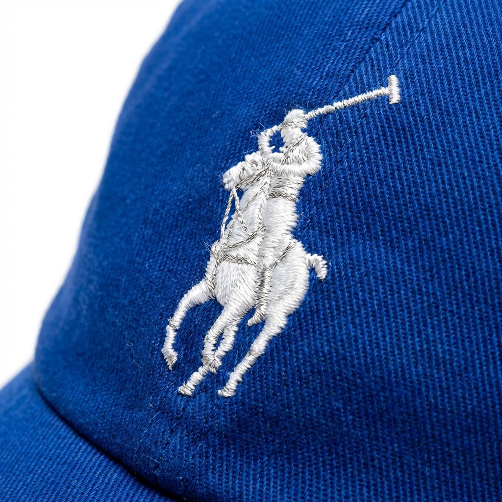 Boné Polo RL Classic - Azul Royal Small Pony Branco