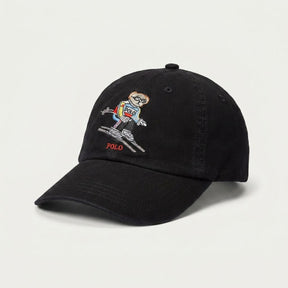 Boné Polo RL Ski Bear - Preto