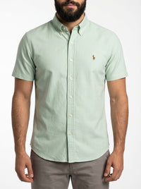 Camisa Social Manga Curta RL - Verde Menta