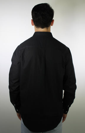 Camisa Social Lisa Manga Longa TH Classic  - Preta