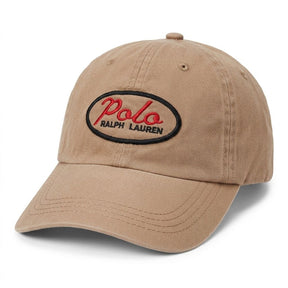 Boné Polo RL Retro Script - Cáqui
