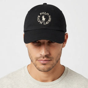Boné Polo RL Signature Circle - Preto