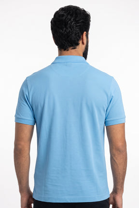 Camisa Gola Polo LCT – Azul Bebê