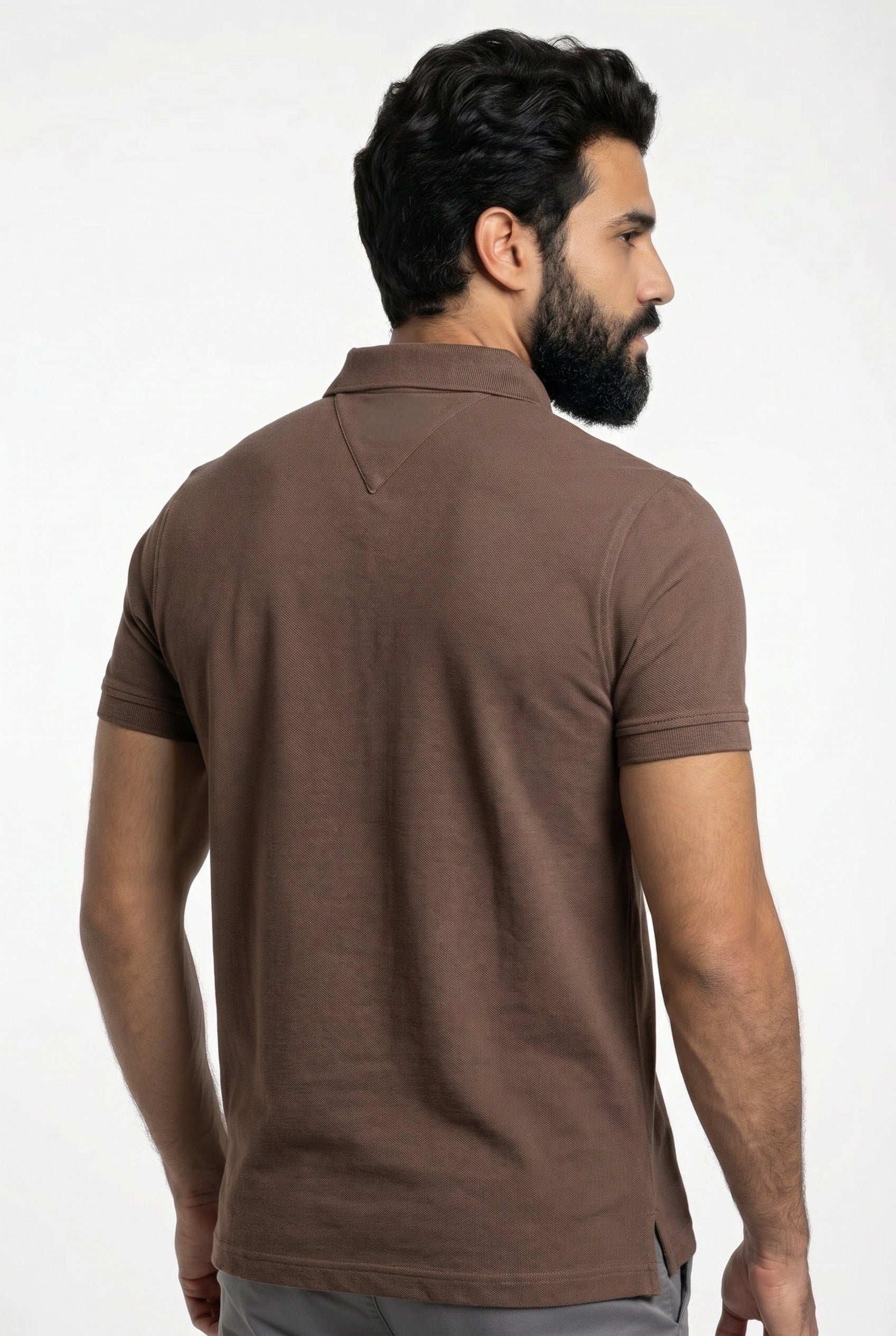 Camisa Gola Polo TH Masculina Coupe Sur Ivy - Marrom