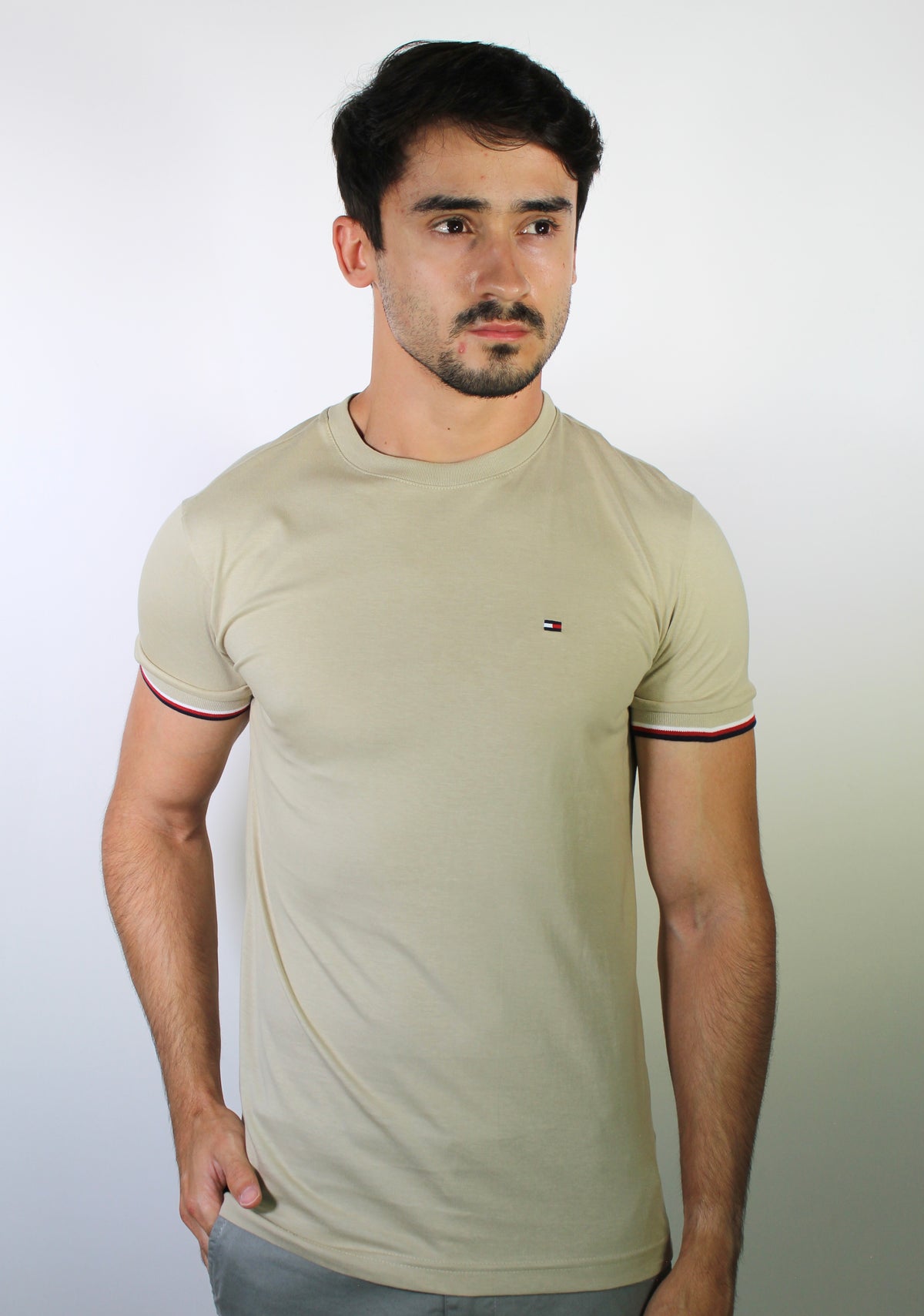 Camiseta TH Signature - Cáqui