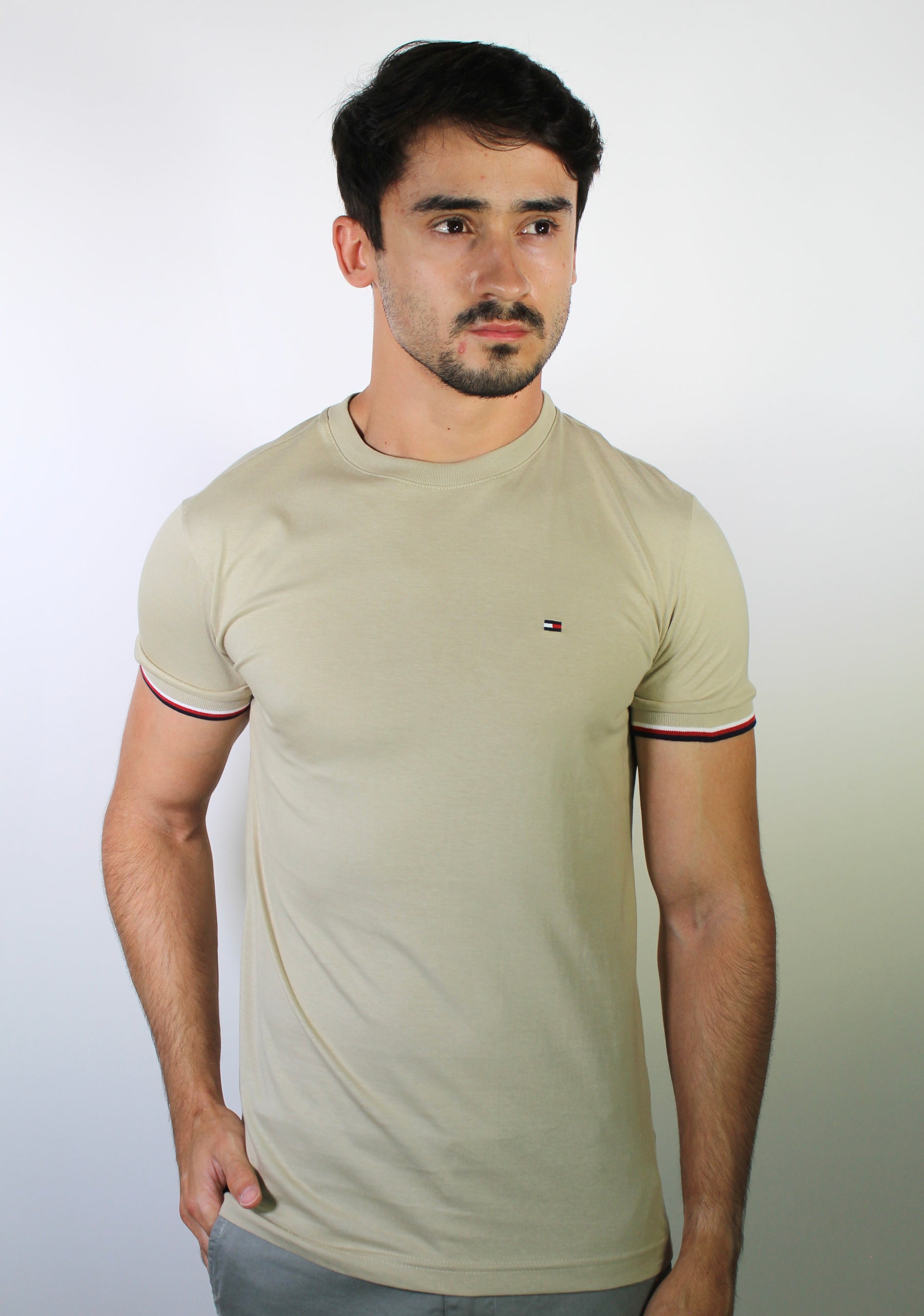 Camiseta TH Signature - Cáqui