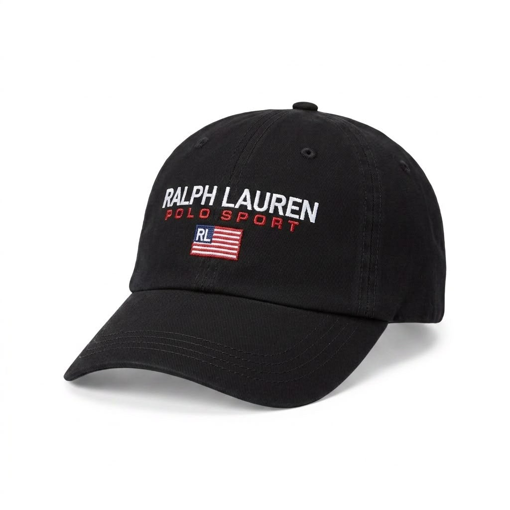Boné RL Sport America Flag - Preto