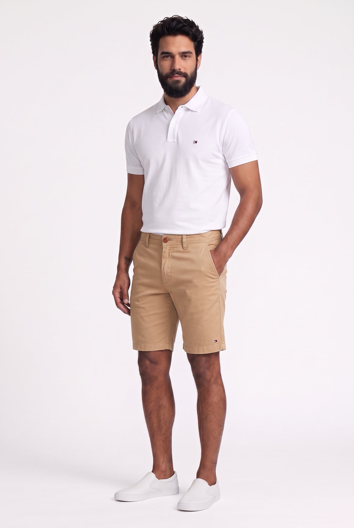 Bermuda Masculina Sarja TH - Cáqui