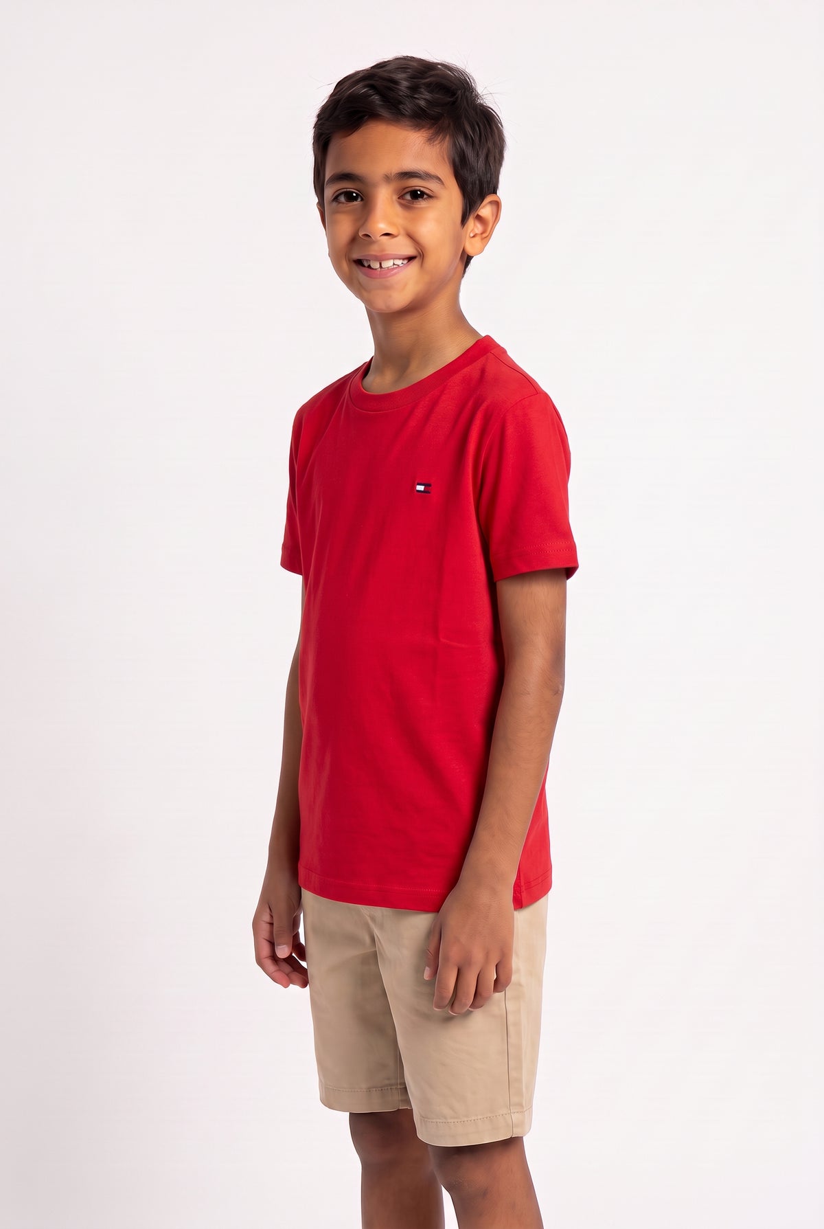 Camiseta TH Classic Nape Infantil - Vermelha