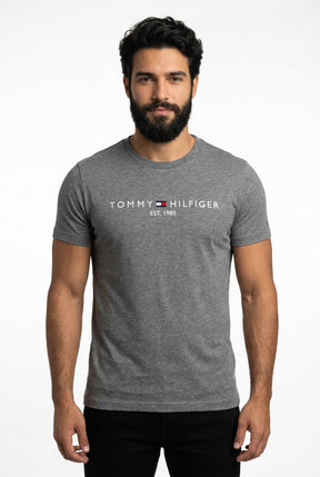 Camiseta TH Est. 1985 - Chumbo