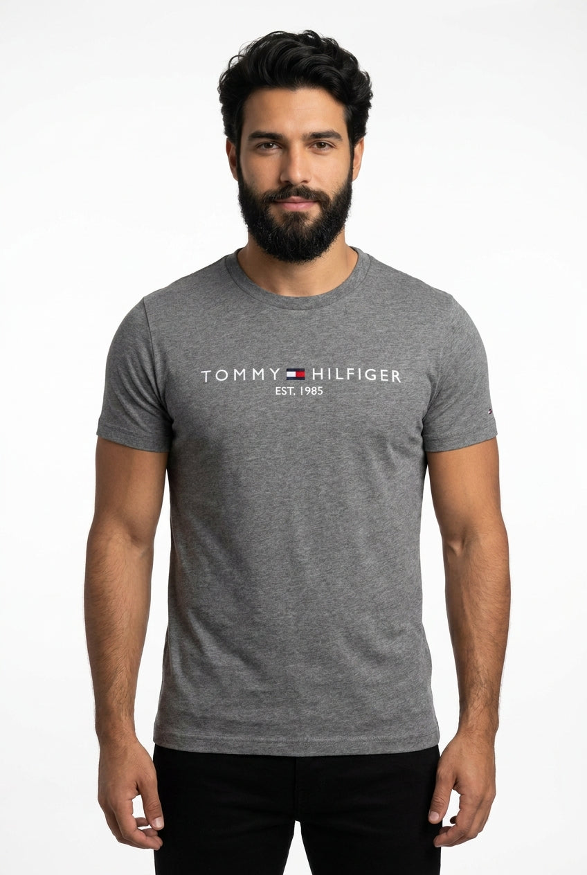 Camiseta TH Est. 1985 - Chumbo