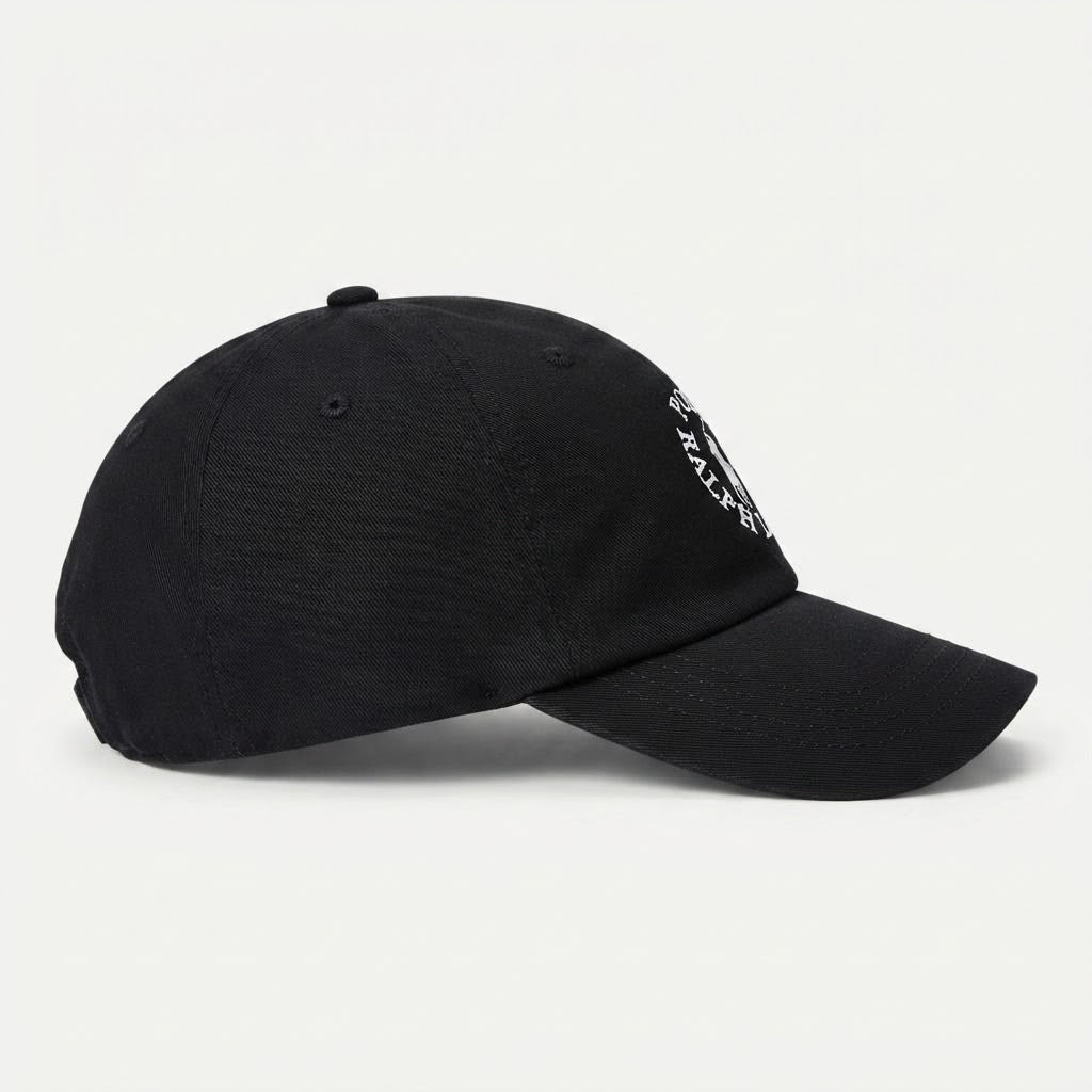 Boné Polo RL Signature Circle - Preto