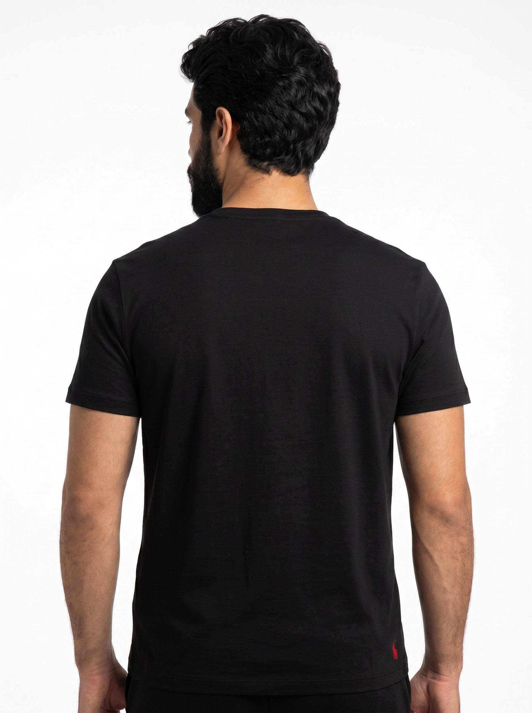 Camiseta RL Iconic Bear Golf Club - Preta