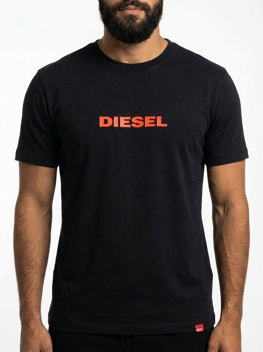 Camiseta DSL Bold Central Logo - Preta