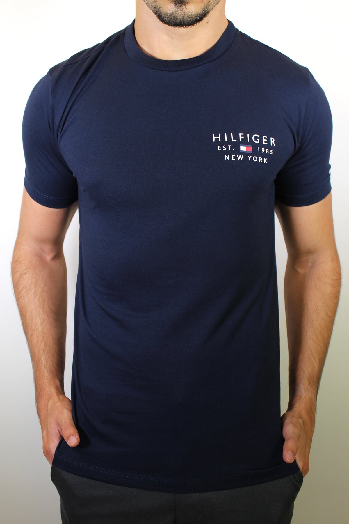 Camiseta TH Side Flag Urban NYC - Azul Marinho