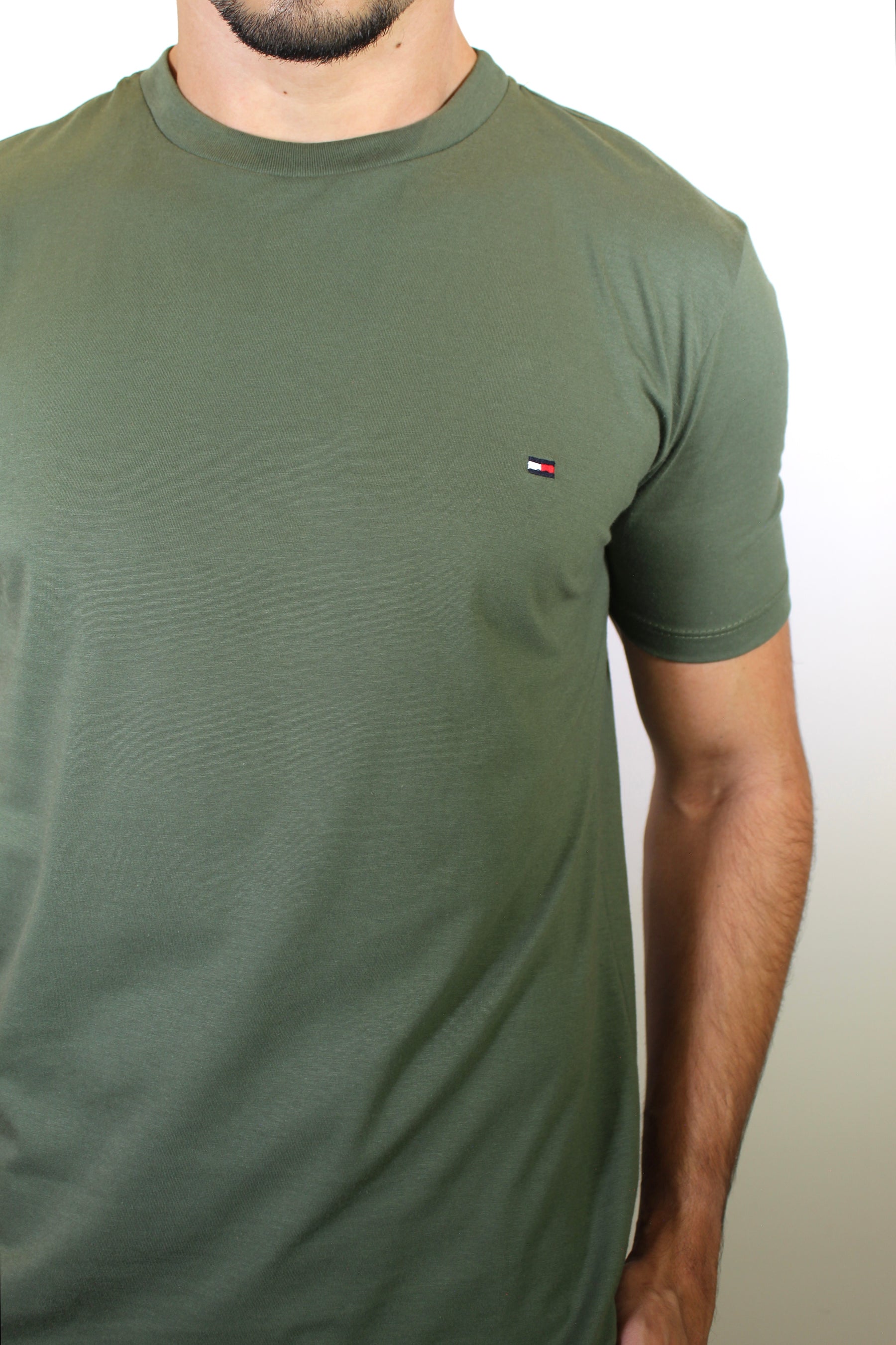 Camiseta TH Masculina Classic Nape - Verde Musgo
