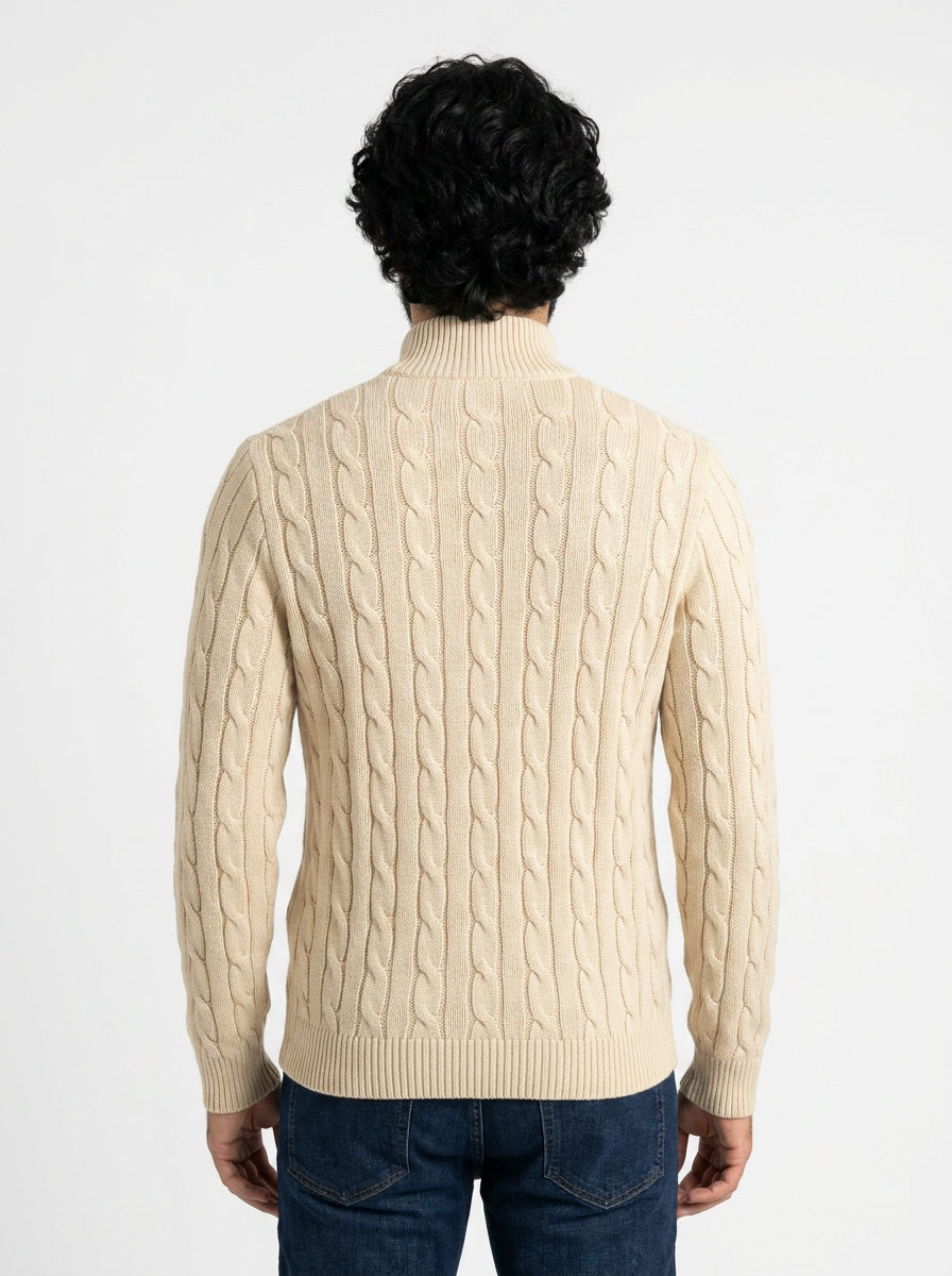 Suéter RL Hampton Signature - Bege