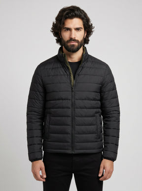 Jaqueta Dupla Face Double Nobre Men - Verde Musgo / Preta