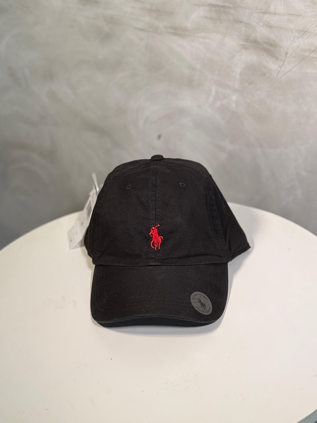 Boné Polo RL Classic - Preto Small Pony Vermelho