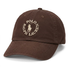 Boné Polo RL Signature Circle - Café