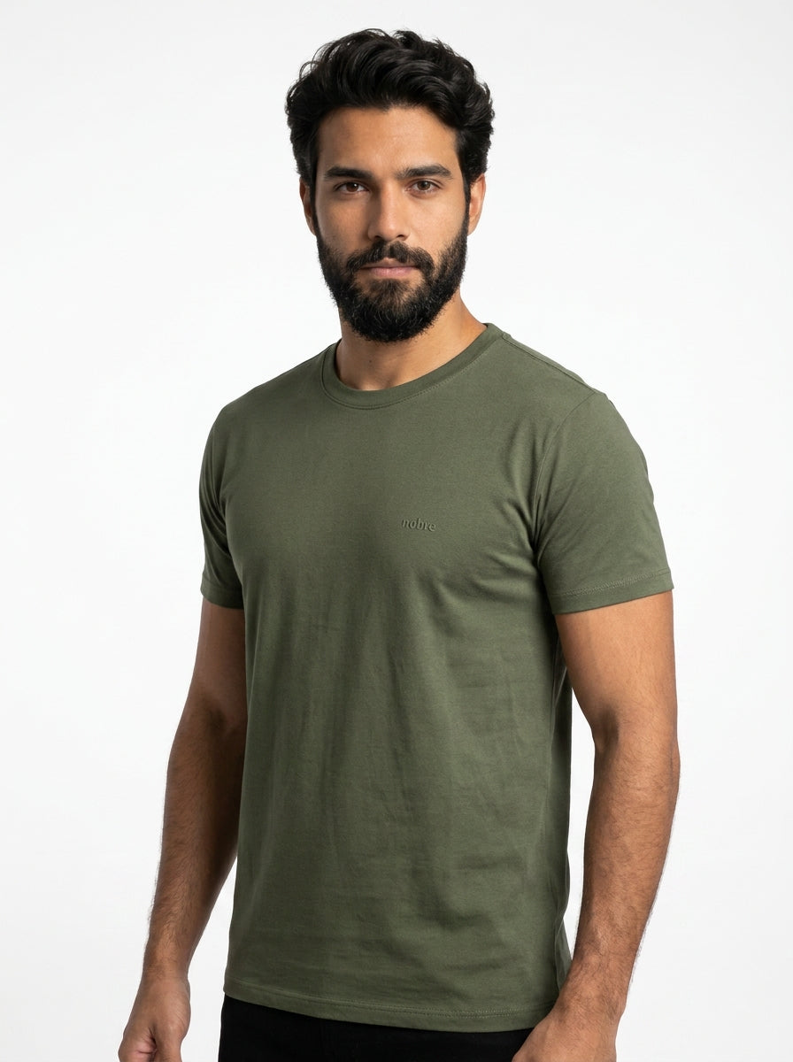 Camiseta Masculina Nobre Men - Verde Musgo