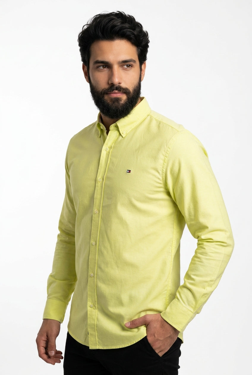 Camisa Social Manga Longa TH Lisa - Amarela