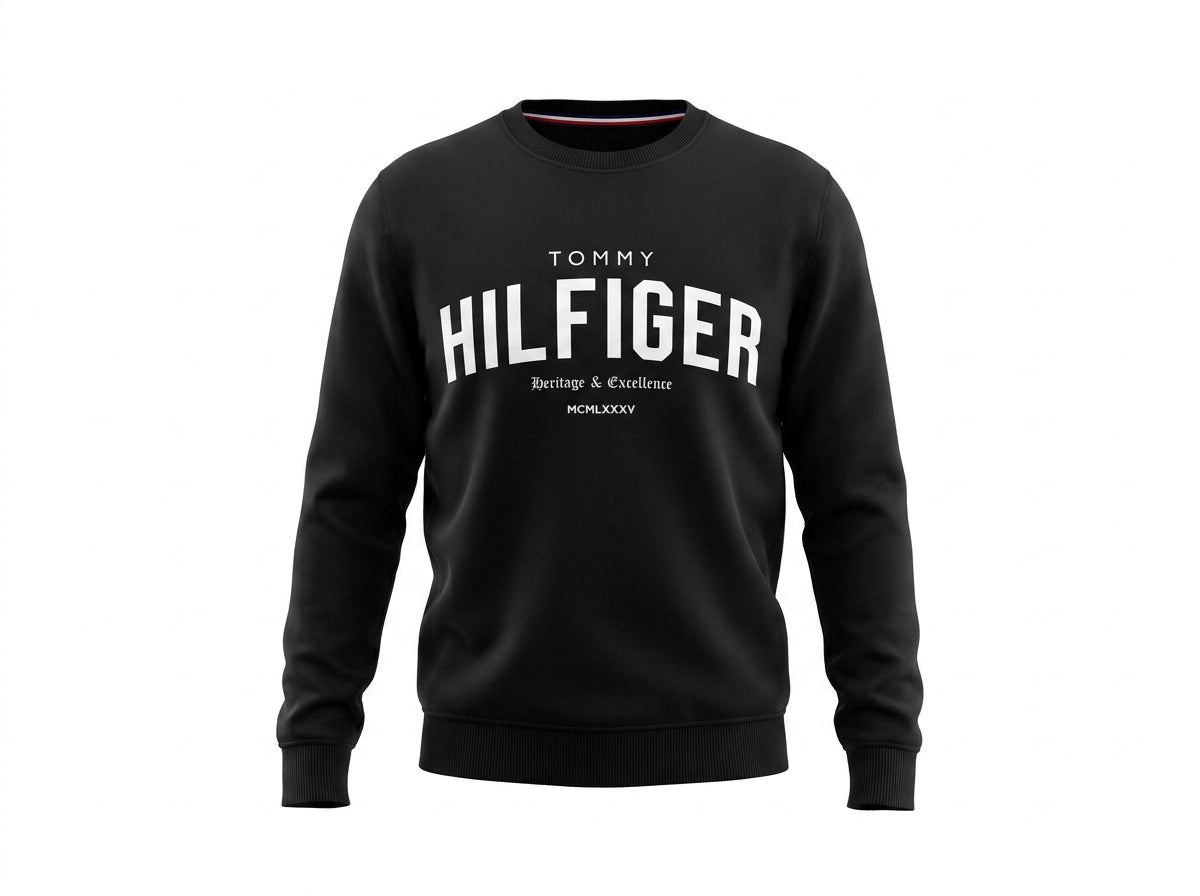 Moletom TH Legacy Crew - Preto