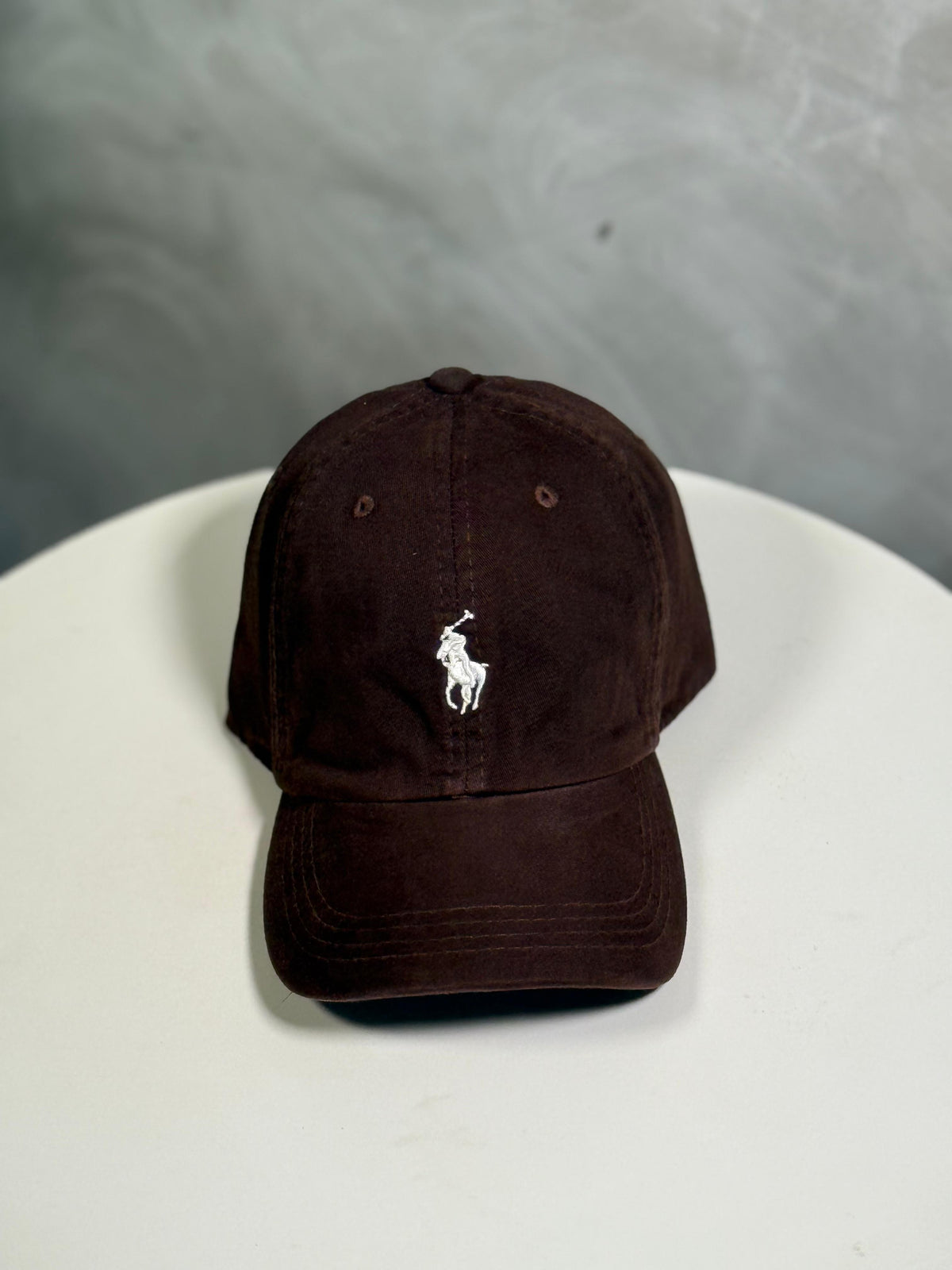 Boné Polo RL Classic - Café Small Pony Branco