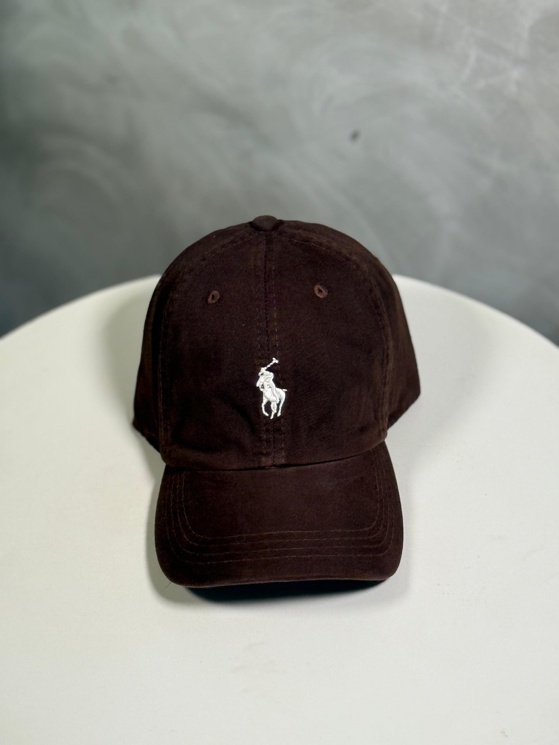 Boné Polo RL Classic - Café Small Pony Branco
