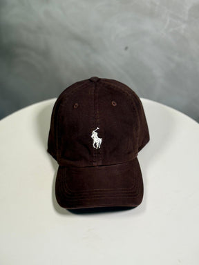 Boné Polo RL Classic - Café Small Pony Branco