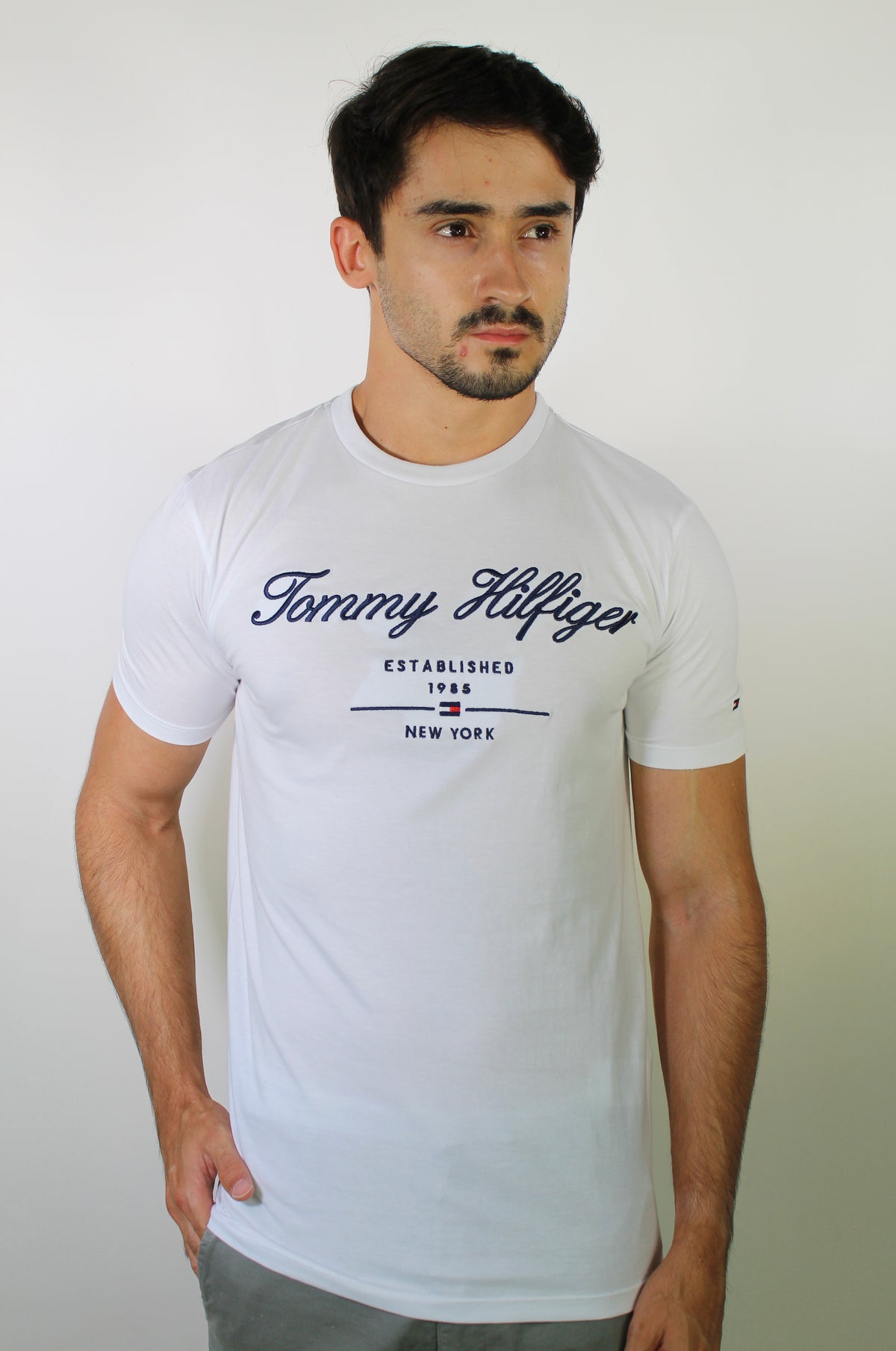 Camiseta TH Tommy Established 1985 NY - Branca